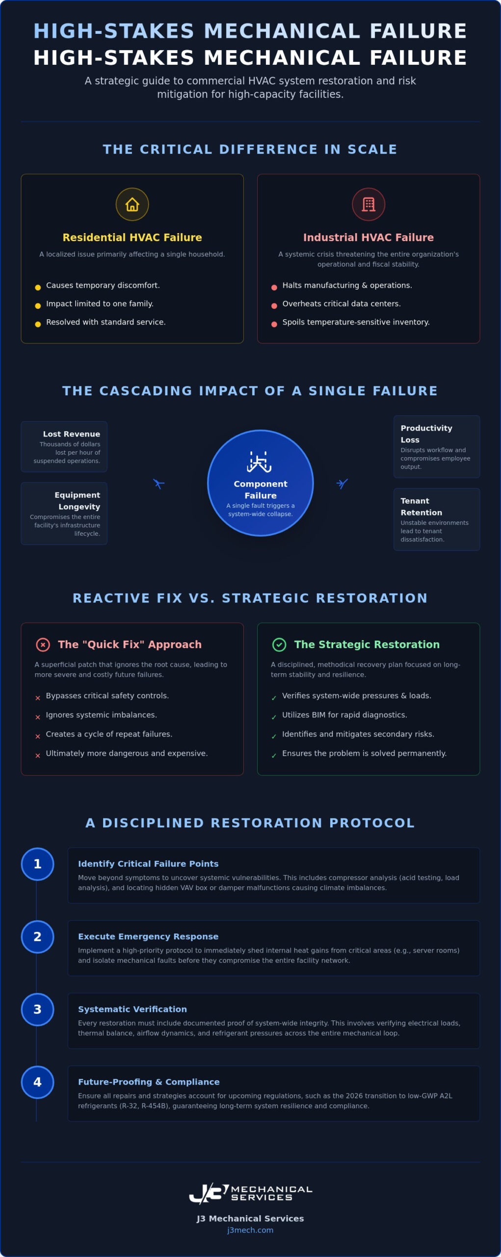 Commercial Heating and Cooling Repair: Strategic Restoration for Critical Infrastructure