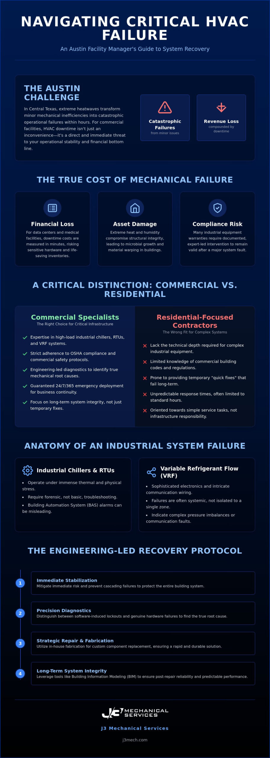 24-Hour Commercial HVAC Repair in Austin: Restoring Industrial System Integrity
